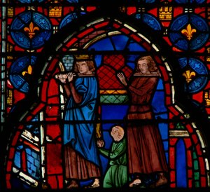 Louis IX, kalıntıları Sainte-Chapelle