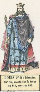 Louis Ier dit le Debonnaire, 25. kral, 814