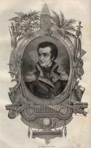 Louis Marie Maximilien de Caffarelli du Falga (1756-1799) Fransız Devrimi sırasında Fransız general - - Maurice La Charest tarafından Yeni Ulusal Ansiklopedide Gravür - 1870 - by French School