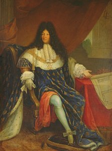 Louis XIV (1638-1715) Maison Royale de Saint-Cyr Planını Tutuyor