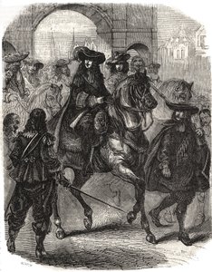 Louis XIV (1638-1715) ve Avusturyalı eşi Marie Therese (Marie-Therese) (1638-1683) 1660 yılında Paris