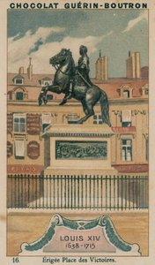 Louis XIV, 1638-1715, Erigee Place des Victoires by French School