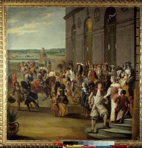 Louis XIV ardından Grand Dauphin, Versailles