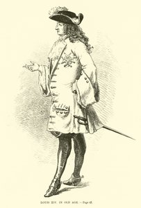 yaşlılıkta Louis XIV by French School