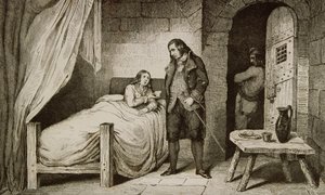 Louis XVII (1785-95) hasta ve hapsedilmiş, Colart tarafından yayınlanan 