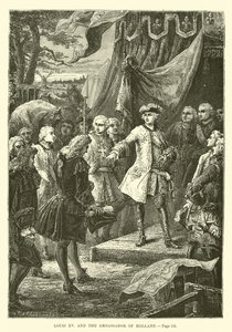 Louis XV ve Hollanda Büyükelçisi by French School