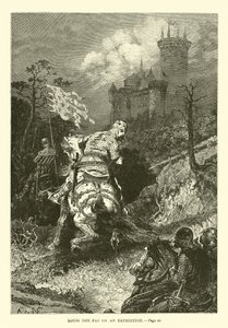 Şişman Louis bir keşif gezisinde by French School