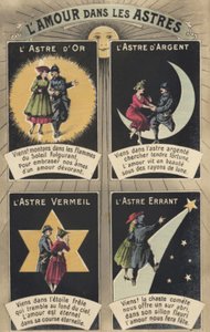 Yıldızlarda aşk (renkli taş) by French School