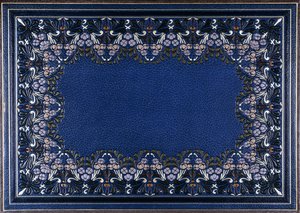 Çiçek desenli alt kitap kapağı, 1886 by French School