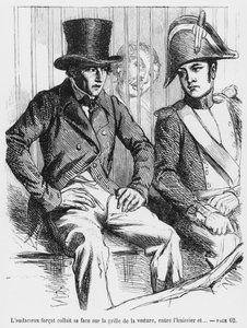 Lucien de Rubempre ve Vautrin tutuklandı, Honore de Balzac tarafından Splendeurs et Miseres des Courtisanes