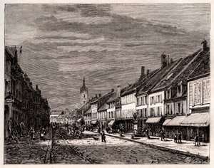 Lure - Bourgogne-Franche-Comte bölgesindeki Haute-Saone departmanı - V.-A. Malt-Kahverengi. 1884 by French School