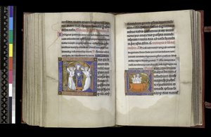 MS 300 f202v-203r, St Denis
