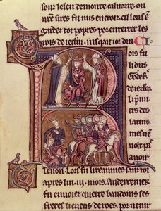 MS Fr 9081 f.99v Flanders Kralı I. Baldwin