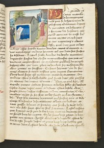 MS Hunter 252 030r Yüz Haber Haberinden Sayfa, c.1461-62 by French School