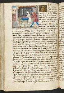 MS Hunter 252 149v Yüz Haber Haberinden Sayfa, c.1461-62 by French School