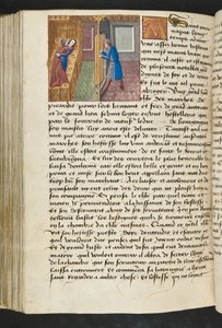 MS Hunter 252 154v Yüz Haber Haberinden Sayfa, c.1461-62 by French School