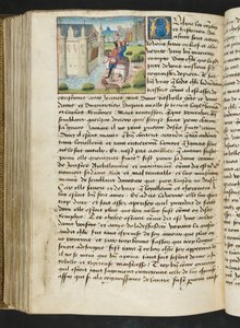 MS Hunter 252 169v Yüz Haber Haberinden Sayfa, c.1461-62 by French School