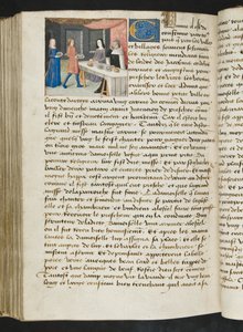 MS Hunter 252 173v Yüz Haber Haberinden Sayfa, c.1461-62 by French School
