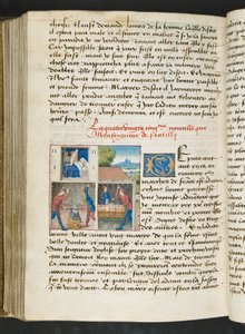 MS Hunter 252 175v Yüz Haber Haberinden Sayfa, c.1461-62 by French School