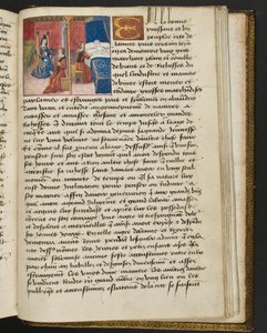 MS Hunter 252 197r Yüz Haber Haberinden Sayfa, c.1461-62 by French School