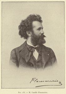 M Camille Flammarion (gravür) by French School