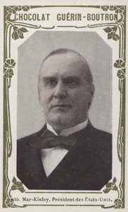 Mac-Kinley, Amerika Birleşik Devletleri Başkanı (renkli fotoğraf) by French School