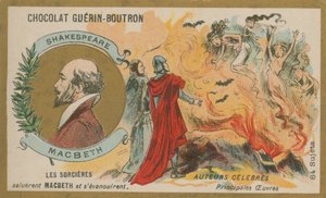 Macbeth, Chocolat Guerin-Boutron ticaret kartı