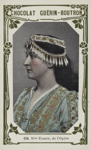 Madame Eames, de lOpera (renkli fotoğraf) by French School