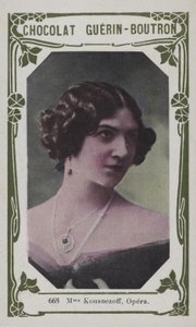 Madame Kousnezoff, Opera (renkli fotoğraf) by French School