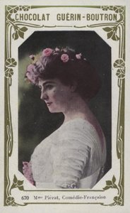 Madam Pierat, Comedie-Francaise (renkli fotoğraf) by French School