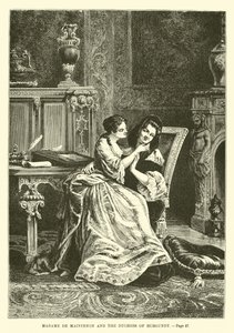 Madam de Maintenon ve Burgonya Düşesi by French School
