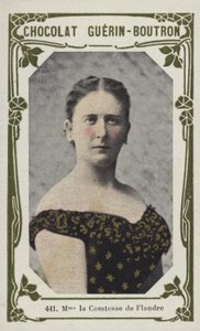 Madam la Comtesse de Flandre (renkli fotoğraf) by French School