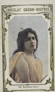 Madeleine Roch (renkli fotoğraf) by French School