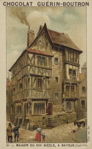 14. yüzyıl evi, Bayeux, Calvados