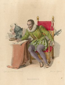 Malherbe (renkli gravür) by French School