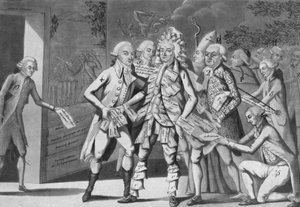 Görevlendirilen adam:... bir Brissoter arayan milletvekilleri grubu” (Jacques Pierre Brissot de Warville 1754-1793) Anonim. Yazdır. 1791 by French School