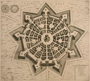 Palmanova Haritası, Les Villes de Venetie