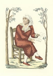 Bir sabahlık içinde Marat by French School