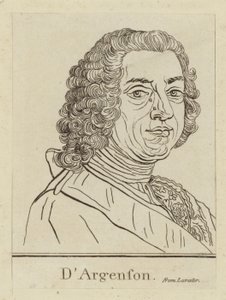 Marc-Pierre de Voyer de Paulmy dArgenson, Fransız devlet adamı by French School