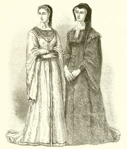 Margaret de Valois ve Louise de Savoie by French School