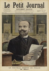 Paris Polisinin yeni valisi Marie-Charles Blanc, 1897