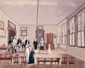 Marie-Therese-Charlotte de Bourbon, Madame Royale, kuzenleri Avusturya İmparatoru II. Francis ve karısı Maria Teresa ile 1795