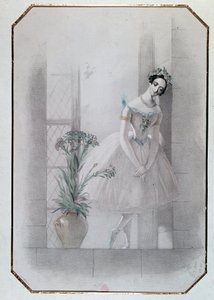 Marie Taglioni “la Sylphide” da, İtalyan operası by French School