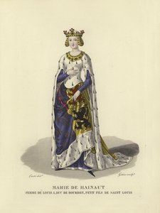 Hainaut'lu Marie, Louis I'in karısı, Bourbon Dükü