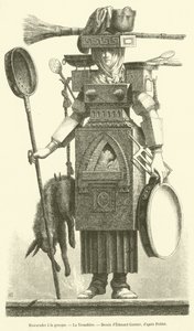 Maskaralar a la grecque, La Vivandiere (gravür) by French School