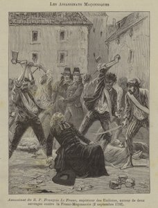 Masonik suikastlar (gravür) by French School