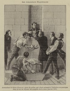 Masonik suikastlar (gravür) by French School