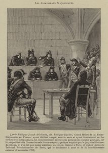 Masonik suikastlar (gravür) by French School