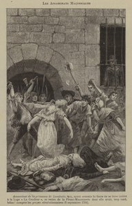 Masonik suikastlar (gravür) by French School