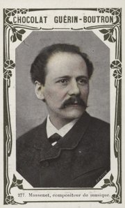 Massenet, müzik bestecisi (renkli fotoğraf) by French School